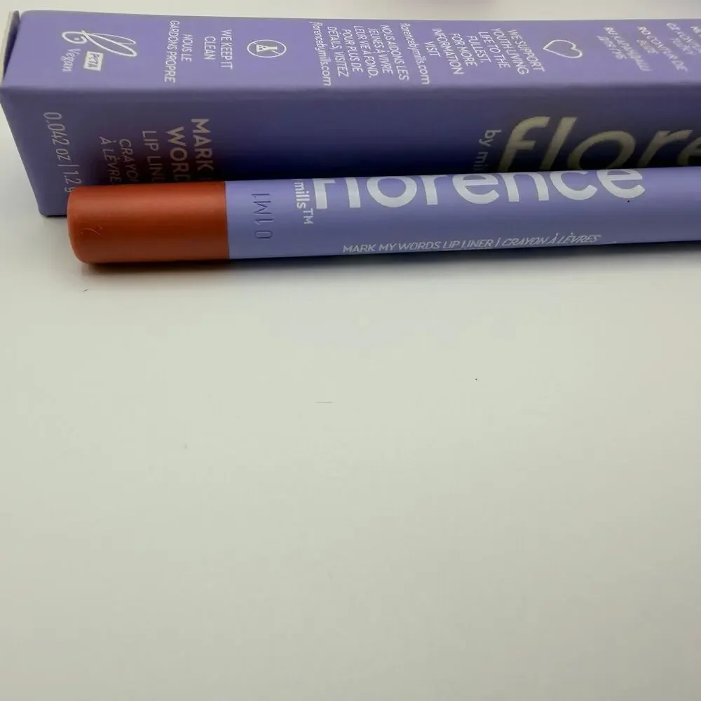 Florence by Mills 3 Piece Lip Set Tinted Balm Lip Liner Coffee Scrub